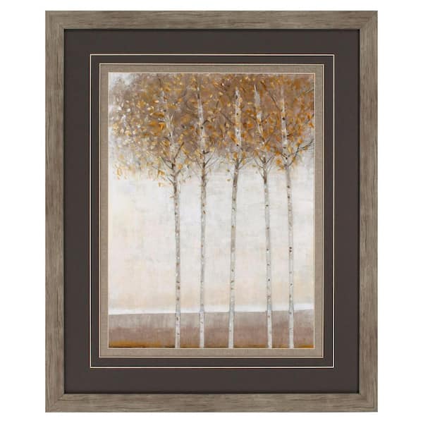 HomeRoots Victoria Woodtoned Gallery Framed Wall Art 35 in. x 29 in.