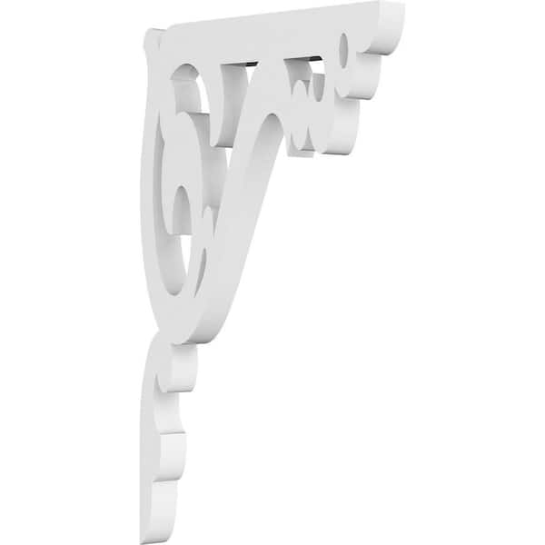 Ekena Millwork 5/8 in. W x 8 in. H x 5 in. D PVC Arch Bracket