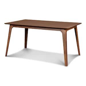 New Classic Furniture Oscar Walnut Wood Rectangle Dining Table (Seats 6)