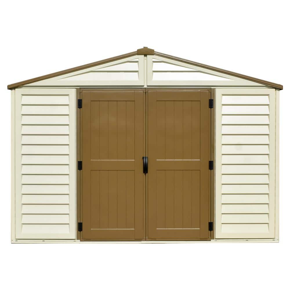 WoodBridge Plus 10.5 ft. x 8 ft. Vinyl Storage Shed
