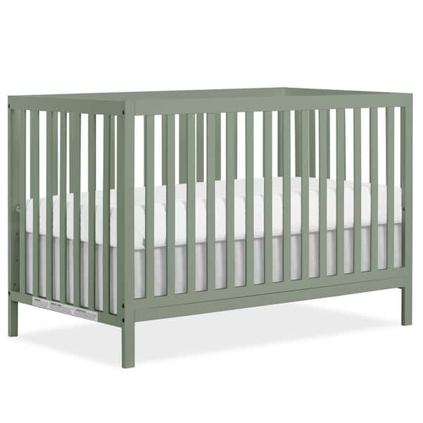 JPMA and Green guard Gold Certified Meadow Green Synergy MOD Crib, made with Sustainable New Zealand Pinewood