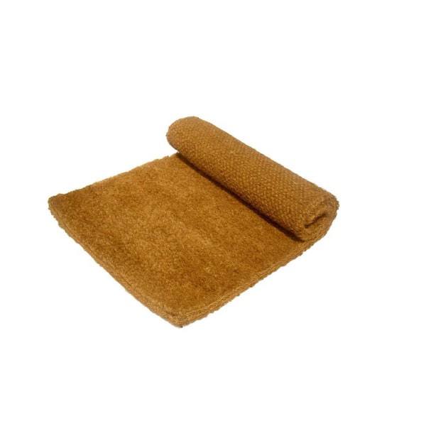 HomeRoots Brown 72 in. x 48 in. Coir Non-Slip Indoor/Outdoor Door Mat