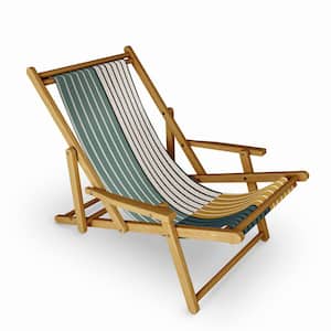 Colour Poems Color Block Line Abstract VIII Folding Sling Outdoor Lounge Chair