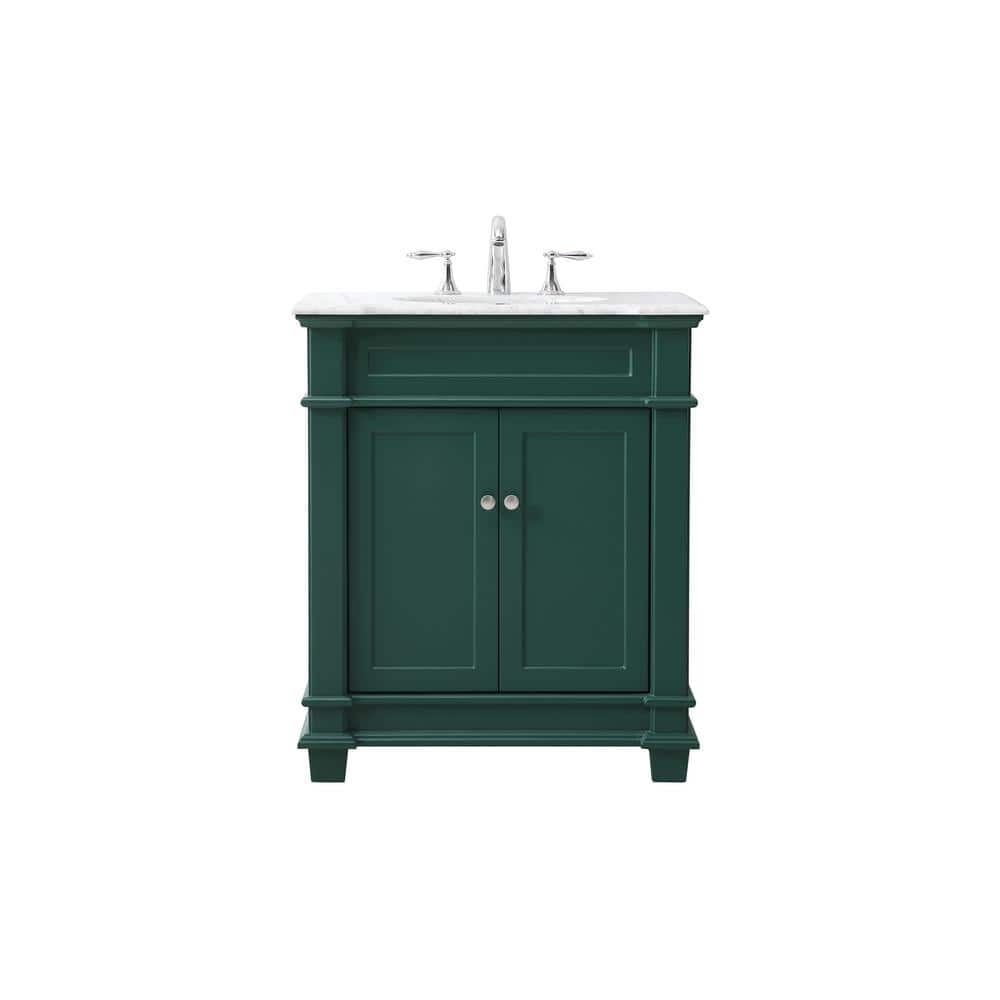 Timeless Home 30 in. W x 21.5 in. D x 35 in. H Single Bathroom Vanity in Gr