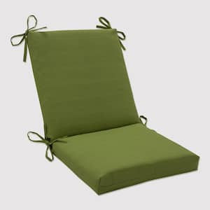 Solid Outdoor/Indoor 18 in W x 3 in H Deep Seat, 1-Piece Chair Cushion and Square Corners in Green Forsyth