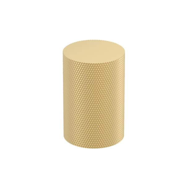 Richelieu Hardware Hearst Collection 13/16 in. (20 mm) Modern Satin Brass Round Cabinet Knob
