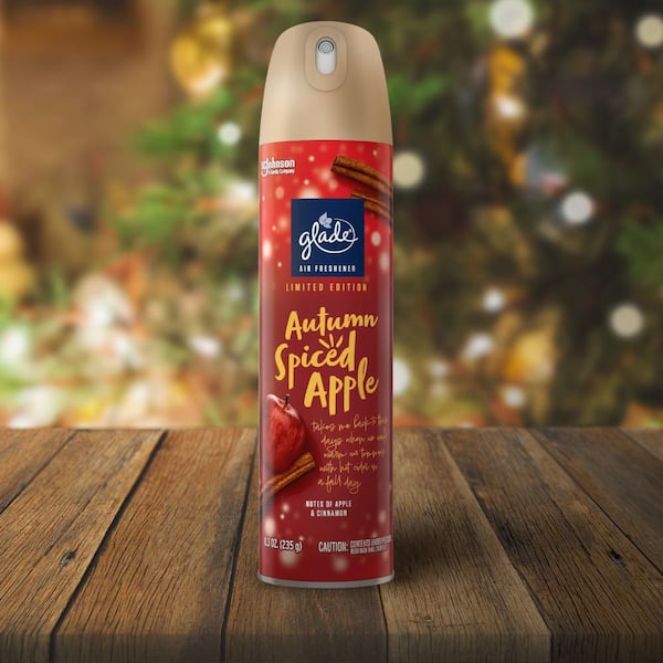 Glade 8.3 oz. Autumn Spiced Apple Air Freshener Spray 363674 - The Home  Depot