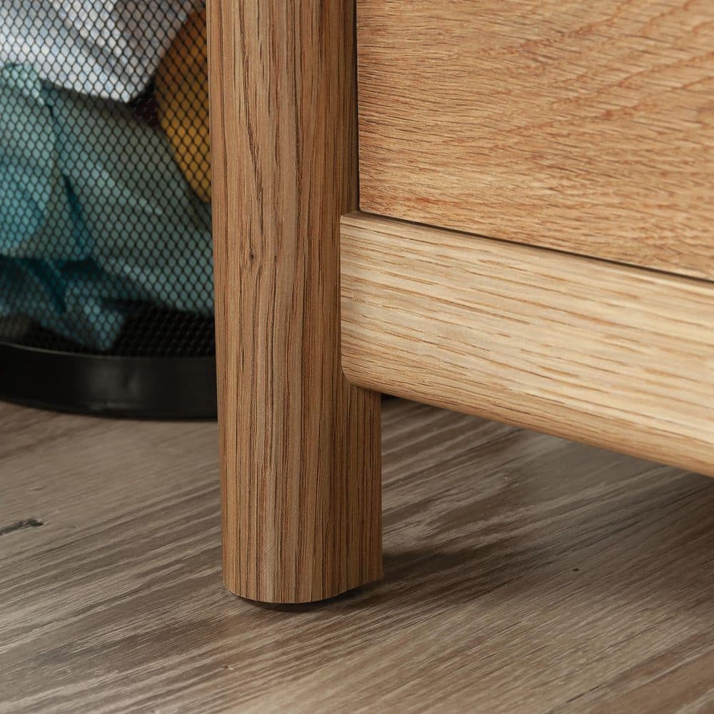 Timber Oak Computer Desk with Drawer and Keyboard Tray