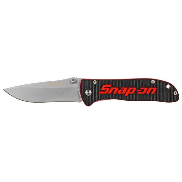 Snap-on 3.5 in. Folding Knife with Black G-10 Handle