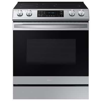 30 in. 6.3 cu. ft. Slide-In Induction Range with Air Fry Convection Oven in Fingerprint Resistant Stainless Steel
