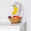 Spectrum Euro Small Fruit Tree & Basket, Produce Saver Banana Holder & Fruit  Bowl for Kitchen Counter & Dining Table, Black A18910 - The Home Depot