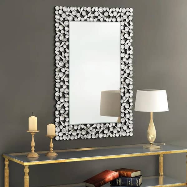 KOHROS 24 in. x 35 in. Modern Rectangle Framed Decorative Mirror
