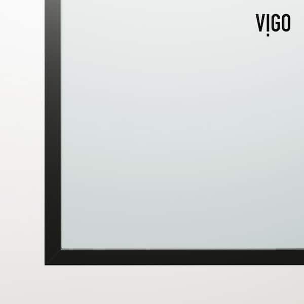 Arden 34 in. W x 78 in. H Framed Fixed Shower Screen Door in Matte Black with 3/8 in. (10mm) Clear Glass