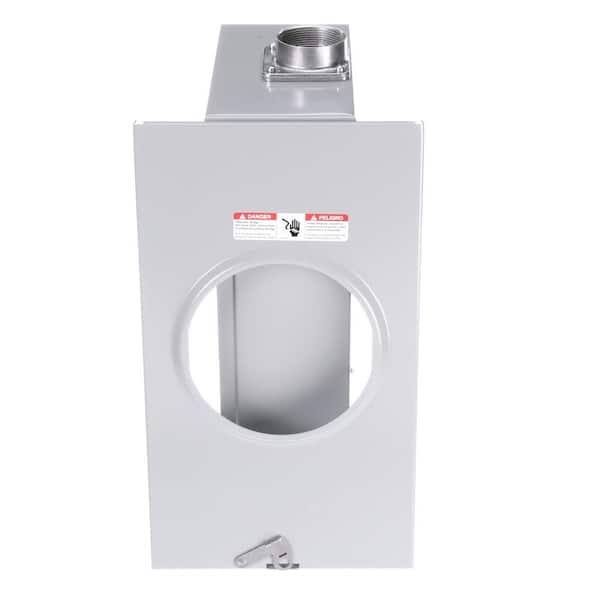 SSI 社 4G-X-M200R Siemens 200 Amp 4 Jaw Ringless Overhead Feed Meter Socket