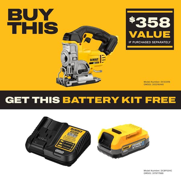 20V MAX Cordless Jig Saw (Tool Only)