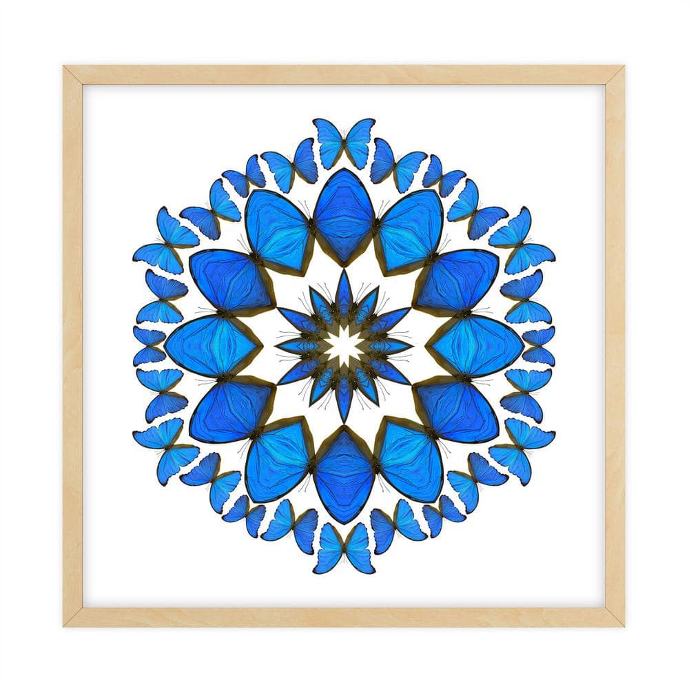 Nature Kaleidoscopes Framed Animal Art Print 18 in. x 18 in.