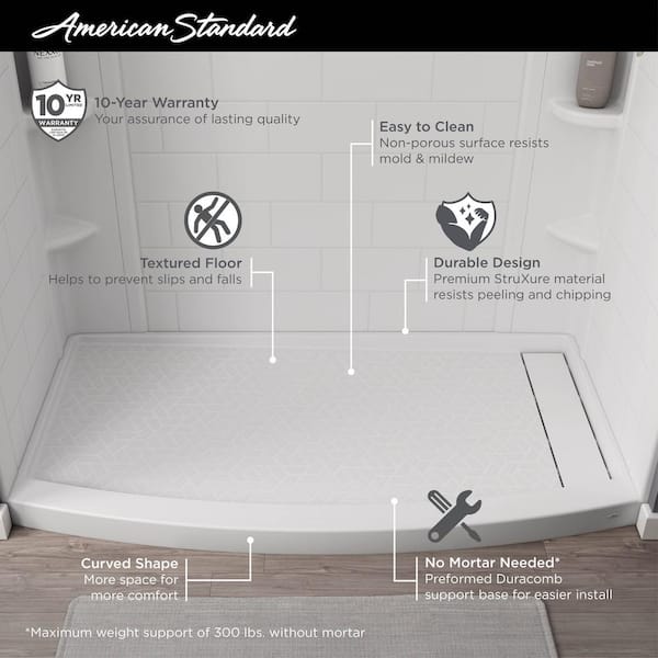 Ovation 60 x 30-Inch Shower Wall Set