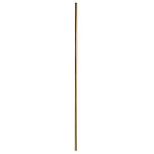 44 in. x 5/8 in. Oil Rubbed Bronze Round Venetian Plain Hollow Iron Baluster