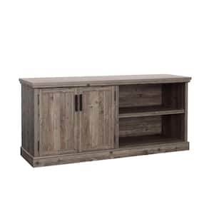 Aspen Post Pebble Pine Office Storage Accent Cabinet with Pull-out Printer Shelf