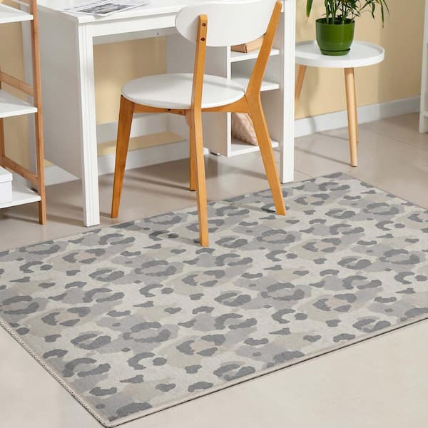 Garrettsville Animal Print Flatweave Navy Indoor / Outdoor Area Rug Three Posts Rug Size: Rectangle 5'3 x 7'3