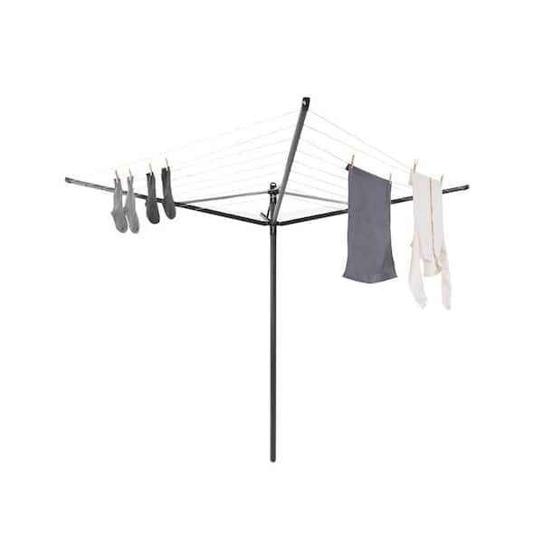 Interessant Opnieuw schieten hybride Brabantia 116 in x 116 in Outdoor Rotary Clothesline Lift-O-Matic with  Ground Spike, Cover, and Clothespins with Bag - Anthracite 290503 - The  Home Depot