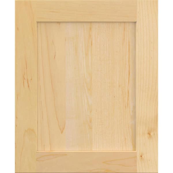 Cottage 14.5 in. W x 0.75 in. D x 14.5 in. H in Maple Natural Cabinet Door Sample