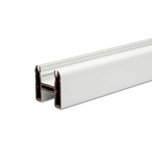 Trex 1 in. x 2 in. x 5 ft. Pressure Treated White Composite Universal Top or Bottom Rail Decking Board