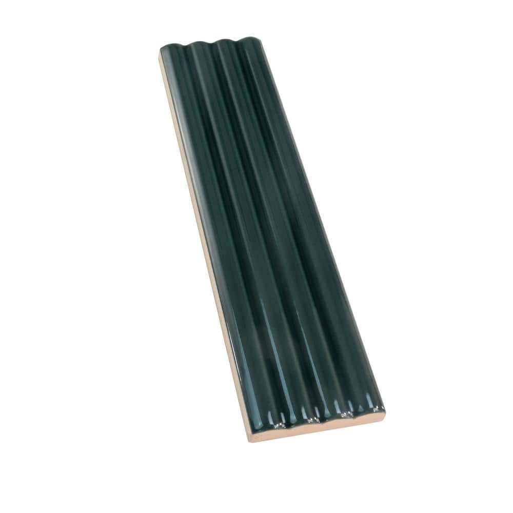 Green Glossy Ceramic Subway Tile for Kitchen and Bathroom