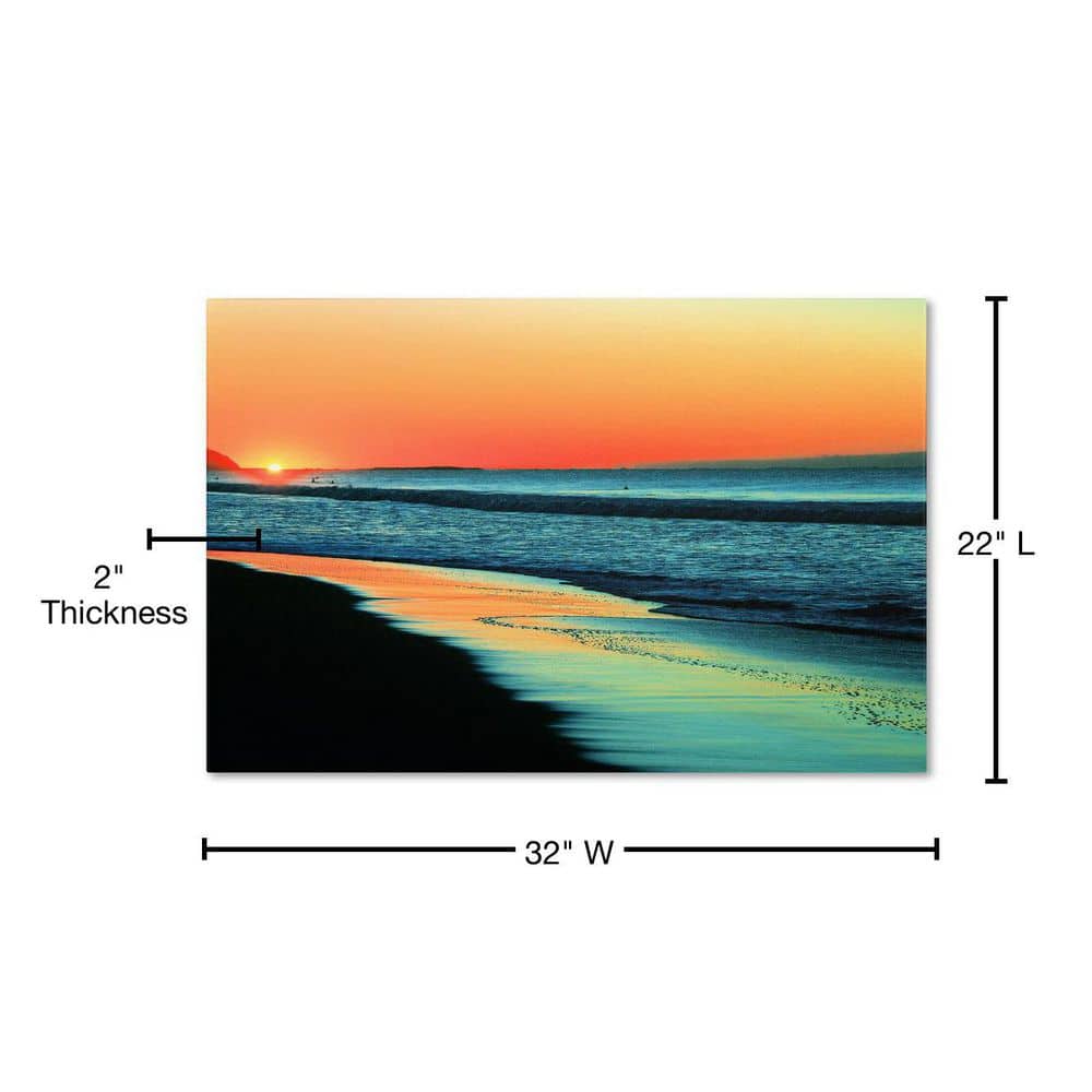 Good Morning Sunshine Framed Canvas Art 22x32