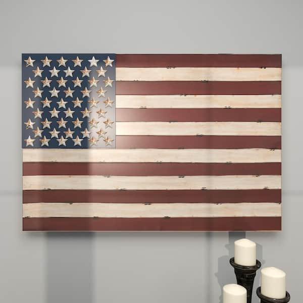 Rustic Flag Wall Art, Handmade Wood & Epoxy Art, Distressed American Flag, Made to Order online