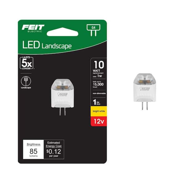 10-Watt Equivalent Capsule T5 G4 Bi-Pin Base 12-Volt Landscape Garden LED Light Bulb in Warm White (3000K) (1-Pack)