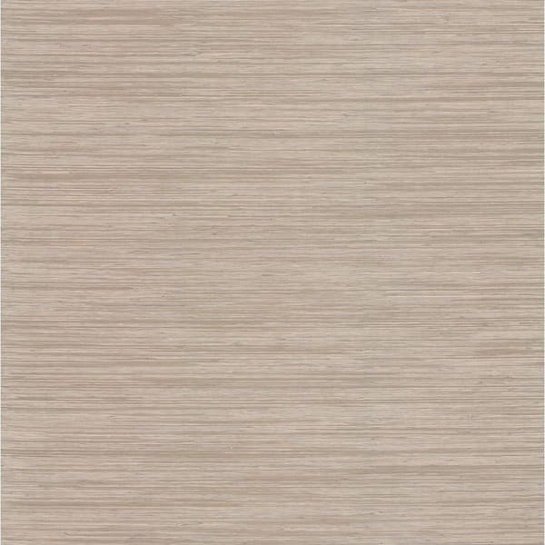 A-Street Prints Reynier Grey Hemp Non-Pasted Wallpaper Sample