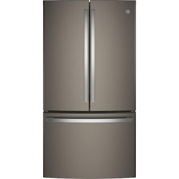 GE Profile 23.1 cu. ft. French Door Refrigerator in Fingerprint Resistant Slate, Counter Depth, ENERGY STAR