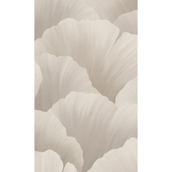 Grey Coral Like Petals Bold Floral Printed Non-Woven Non-Pasted Textured Wallpaper 57 sq. ft.