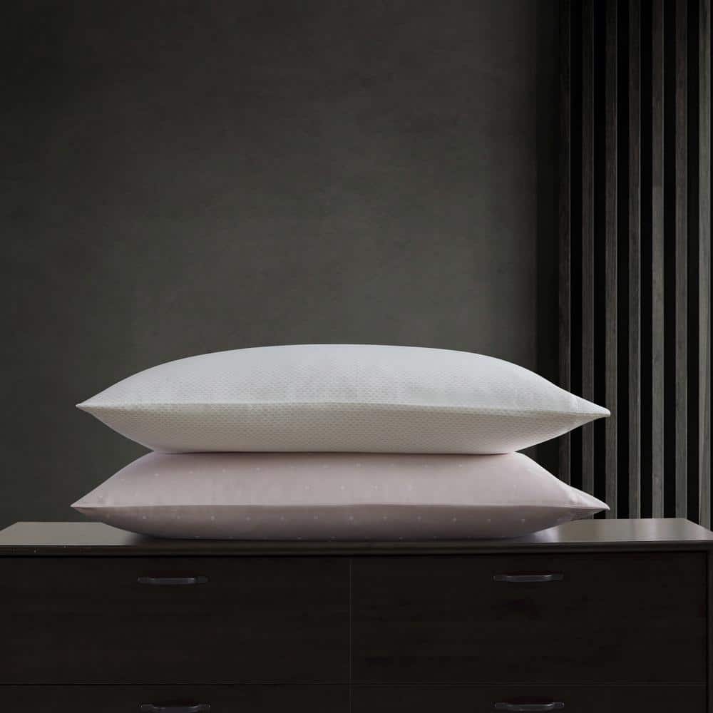 Eyelet Pink Queen Sheet Set in Cotton-Polyester Blend with Deep Pockets