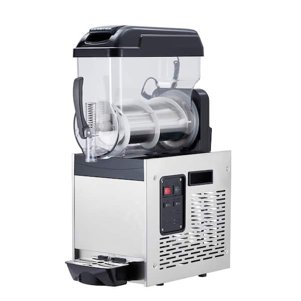 500-Watt Commercial Slushy Machine 12L Single Bowl Frozen Drink Machine Dessert Specialty Appliance in Black