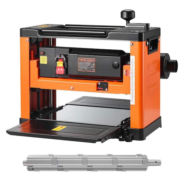 Thickness Planer, 13-In. Width, Woodworking Power Benchtop, Cutterhead with 24 Inserts, 2000W 23500 RPM, Single Speed