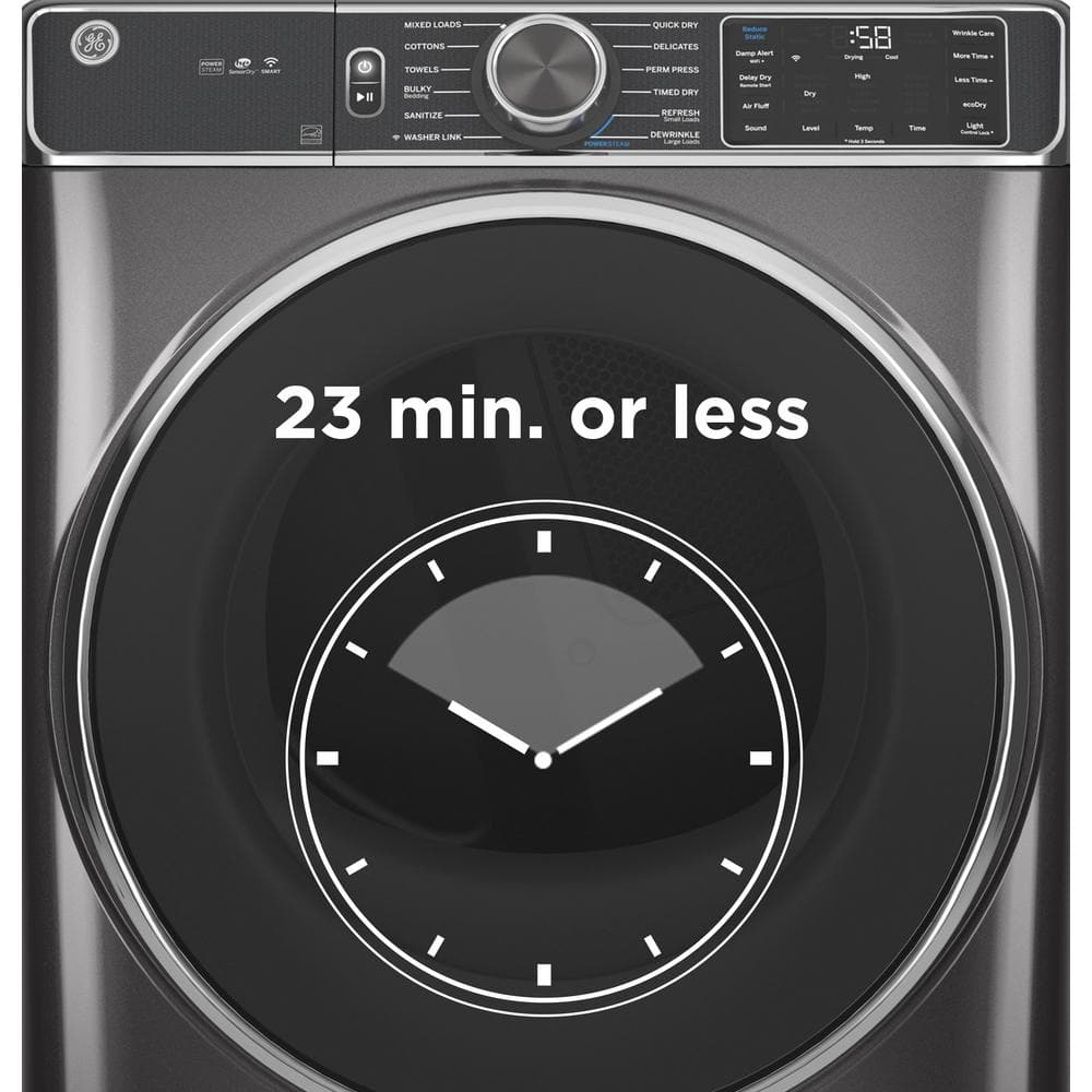 GE 28" 7.8 cu. ft. Gas Dryer, Wifi - Thumbnail 5