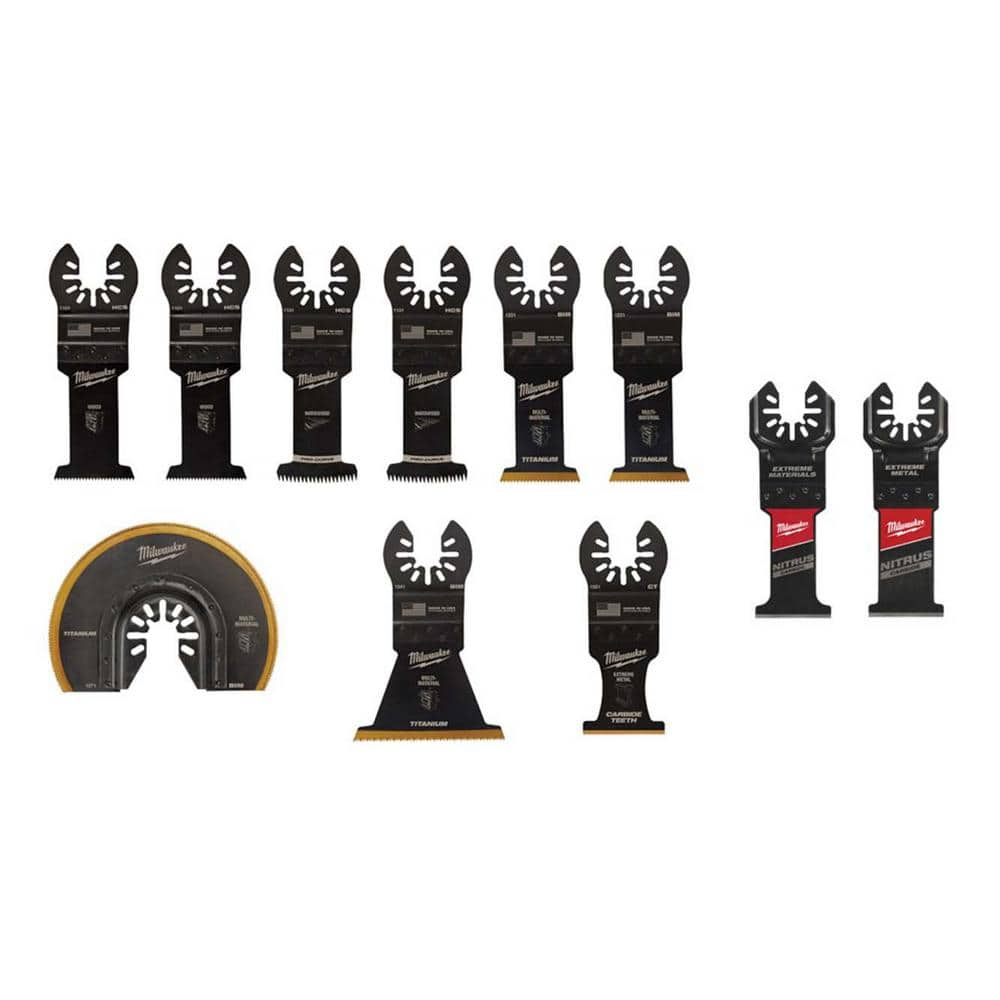 Milwaukee Oscillating Multi-Tool Blade Kit (11-Piece)