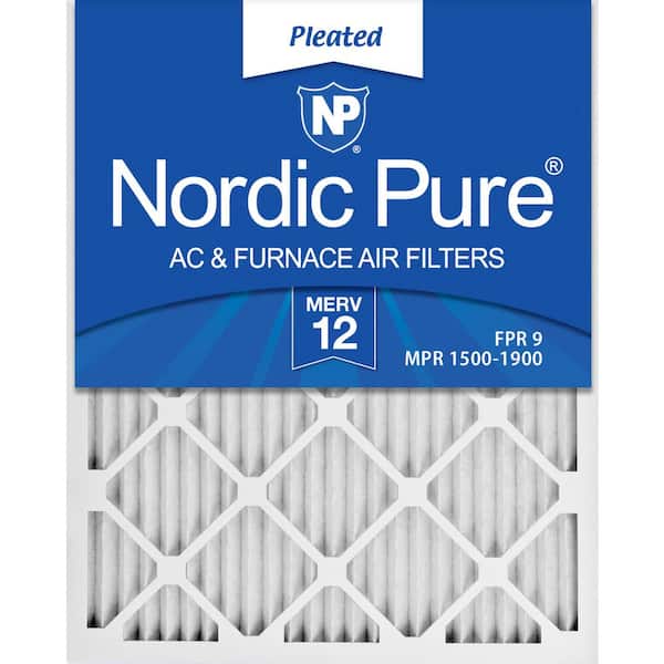 Photo 1 of 16 x 25 x 1 Allergen Pleated MERV 12 - FPR 9 Air Filters (6-Pack)