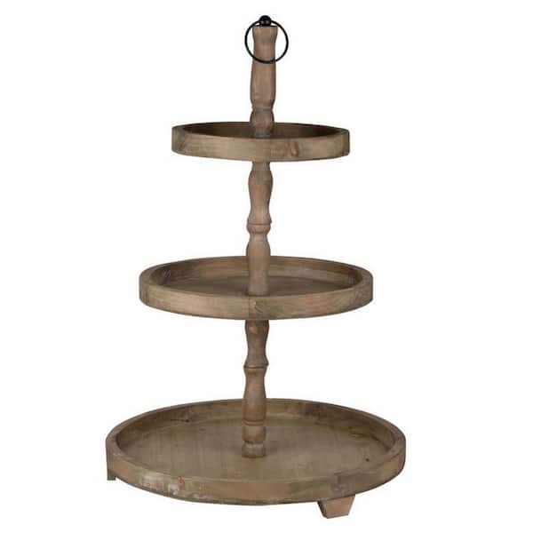 Benjara Brown and Black Decorative Tray