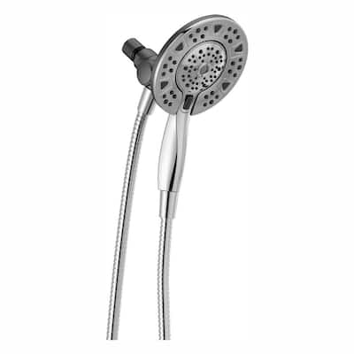 In2ition Two-in-One 4-Spray 6 in. Dual Wall Mount Fixed and Handheld Shower Head in Chrome