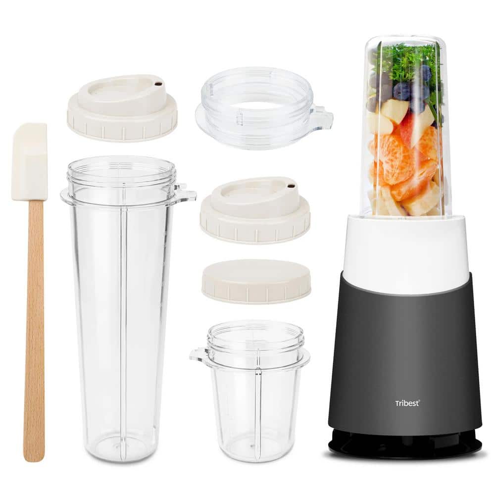 Personal Blender with 2 x 20oz Travel Bottle and Coffee/Spices Jar,  Portable Smoothie Blender and