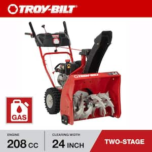 Storm 24 in. 208 cc Two- Stage Gas Snow Blower with Electric Start Self Propelled