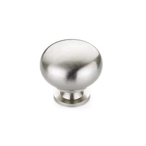 Varennes Collection 1-1/4 in. (32 mm) Brushed Nickel Traditional Cabinet Knob