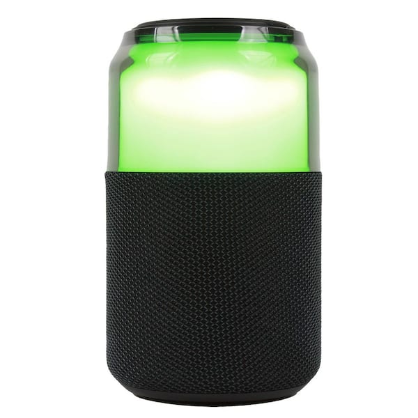 Multi-Color Glowing Speaker in Black with LED Lights