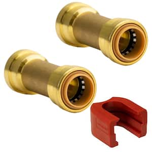 3/4 in. Push-to-Connect Brass Check Valve with SlipClip Release Tool (2-Pack)