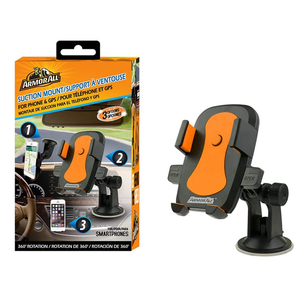 Monster Magnetic Universal Phone Mount with Pivoting Suction Cup Base, 360 Degree Windshield or Dashboard