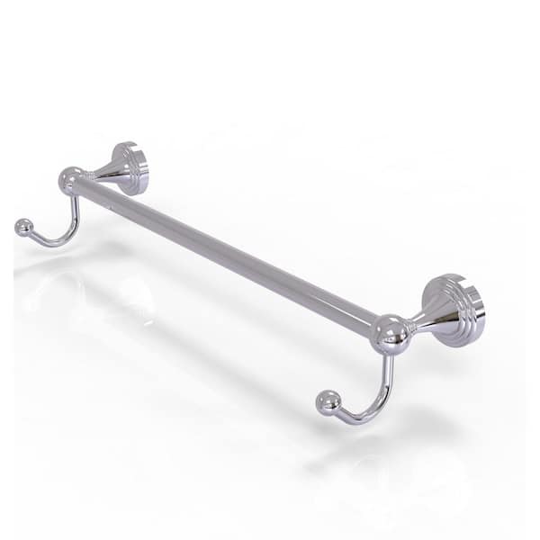 Allied Brass Sag Harbor Collection 36 in. Wall Mounted Single Towel Bar in Polished Chrome
