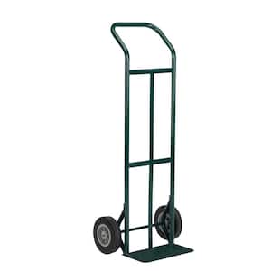 600lb Capacity Steel Continuous Frame Hand Truck with 8 in. Solid Rubber Wheels